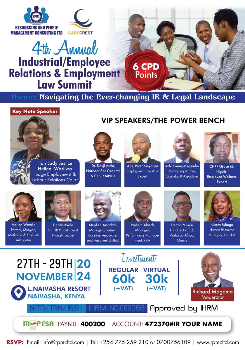 Blog on 4th Annual Industrial/Employee Relations & Employment Law Summit